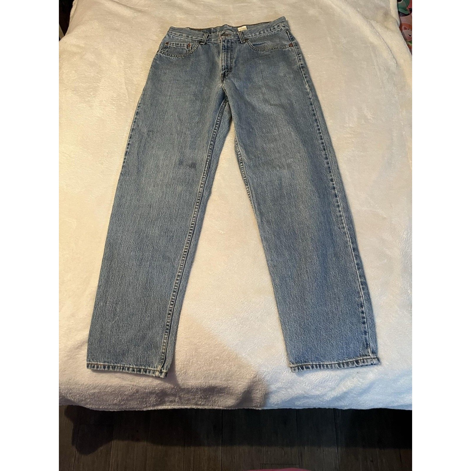 Vintage Levi's 550 Jeans Mens Size 30 Blue Relaxed Fit 100% Cotton Straight Leg